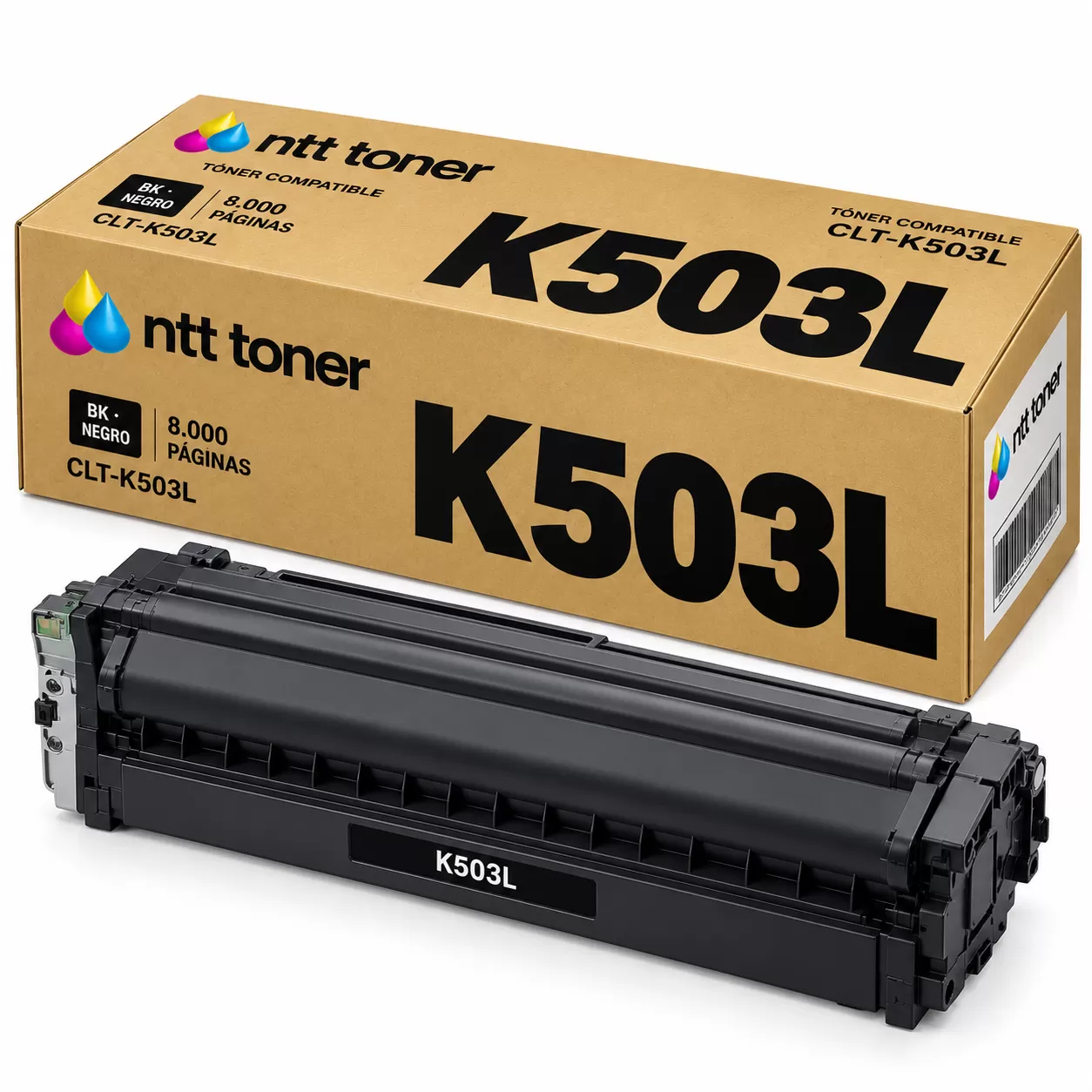 Toner Samsung CLT-K503L Negro Compatible Toner Samsung CLT-K503L Negro Compatible